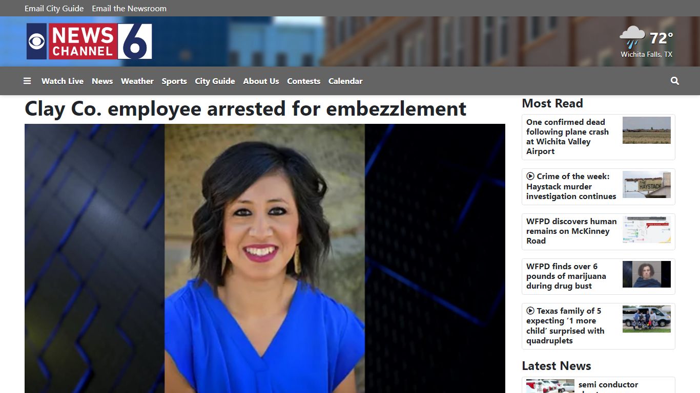Clay Co. employee arrested for embezzlement